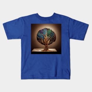 Yggdrasil World Tree of Life Kids T-Shirt